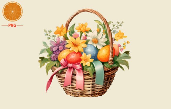Download Easter Baskets Clipart 3 - Easter baskets Collection