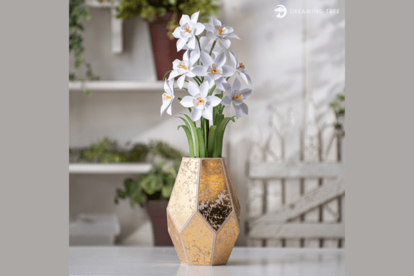 Download Paperwhites Floral Arrangement SVG - Arrangement Collection