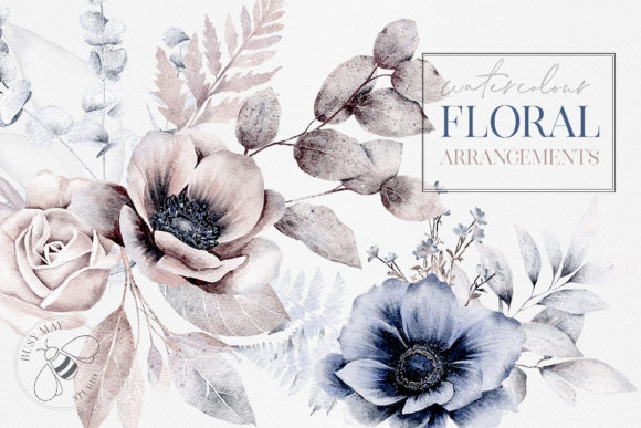 Download Watercolor Flower Arrangements Florals - Arrangement Collection