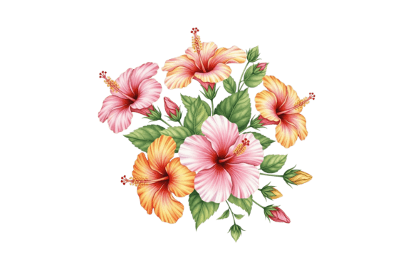 Download Tropical Hibiscus Flower Arrangement. - Arrangement Collection