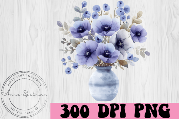 Download Watercolor Purple Flower Arrangement - Arrangement Collection