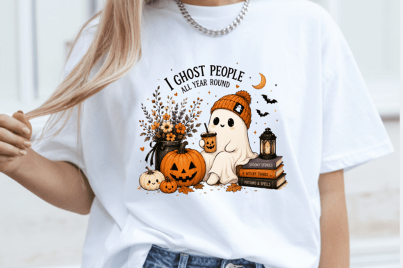 Download I Ghost People All Year Round PNG - Premium Bundle